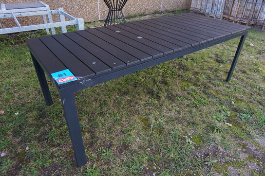 Lakewood udtræksbord 95 x 230/287 cm. Sort 