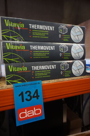 3 stk Vitavia Vinduesåbnere Til Drivhus Thermovent 