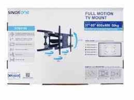 Sinox One full motion  TV vægbeslag. 37"-85"