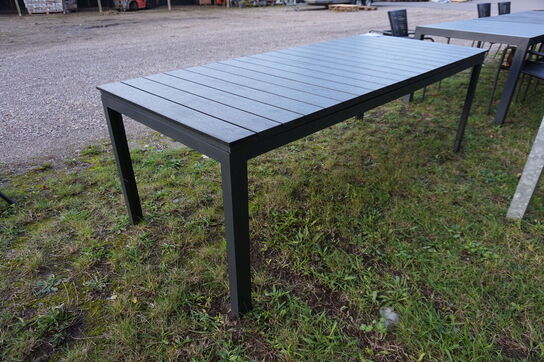 Lakewood udtræksbord 95 x 230/287 cm. Sort 