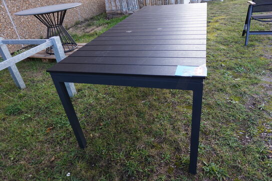 Lakewood udtræksbord 95 x 230/287 cm. Sort 
