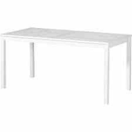 Rosenborg classic havebord - højglans hvid 165x80 cm 