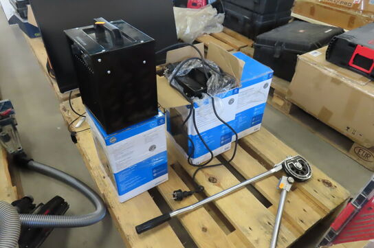 3 stk. Varmeblæsere