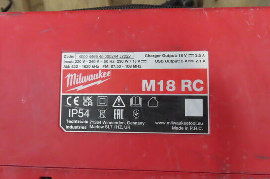 Arbejdsradio MILWAUKEE M18RC