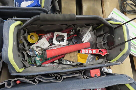 4 stk. Værktøjskasser med indhold