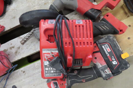 3 stk. elværktøj MILWAUKEE