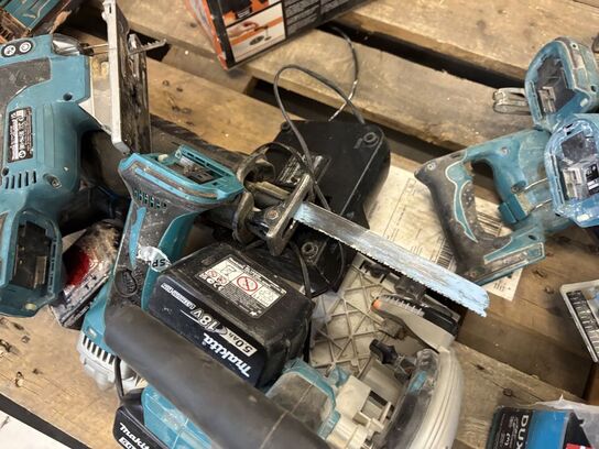 5 stk. elværktøj MAKITA 