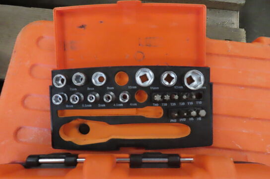 3 stk. Topnøglesæt BACHO