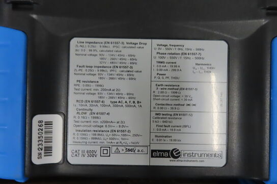 Måleinstrument Metrel MI 3152 eurotestXC