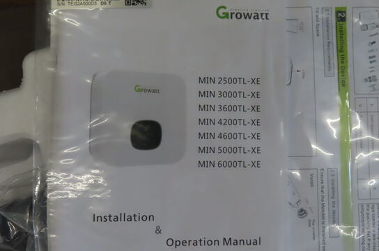 Inverter GROWATT MIN 3600 TL-XE