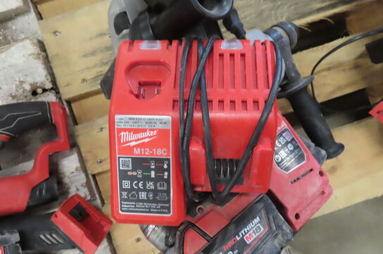 3 stk. elværktøj MILWAUKEE