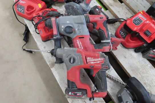 3 stk. elværktøj MILWAUKEE