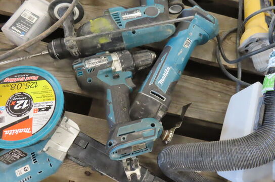 6 stk. elværktøj MAKITA 