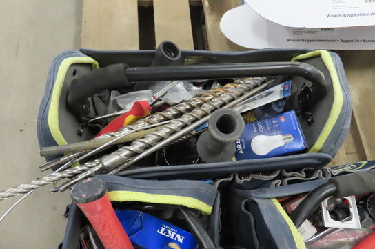 4 stk. Værktøjskasser med indhold