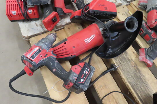 3 stk. elværktøj MILWAUKEE