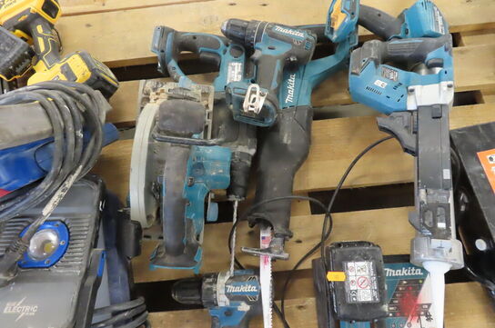8 stk. elværktøj MAKITA 