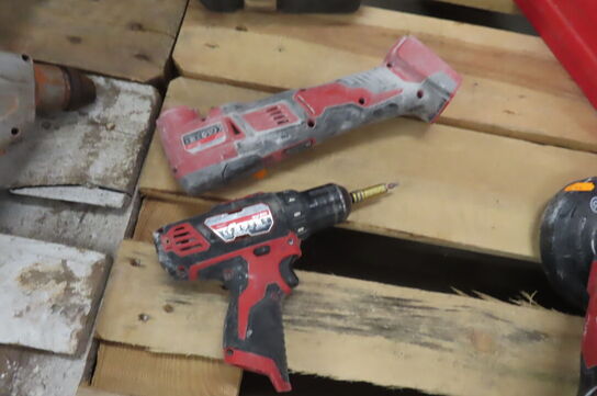 4 stk. elværktøj MILWAUKEE 