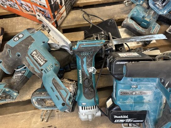 5 stk. elværktøj MAKITA 