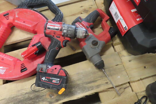 2 stk. elværktøj  MILWAUKEE 