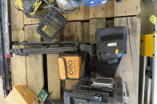 2 stk. Krydslinjelaser