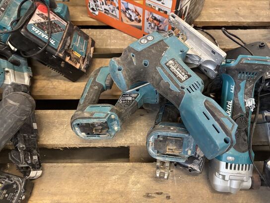 5 stk. elværktøj MAKITA 