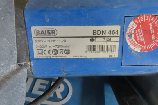 2 stk. Diamantfræser BAIER 