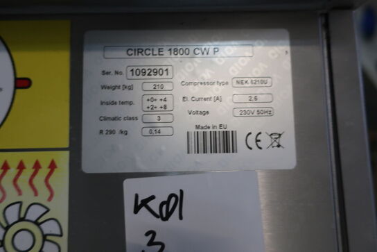 Kølebord CIRCLE 1800CW P