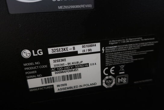 3 stk. 32" LG skærme 32SE3KE-B
