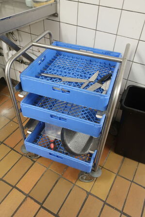 Stikvogn til opvaskebakker