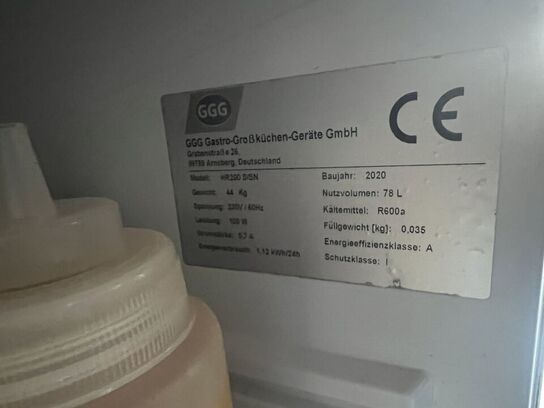 Køleskab GGG HR 200 S/SN 78L