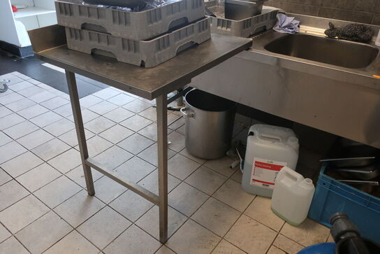 Dobbelt vaskebord uden armatur