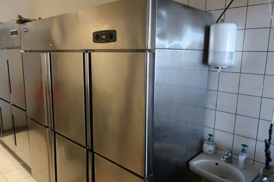 Køl/frys med 6 låger