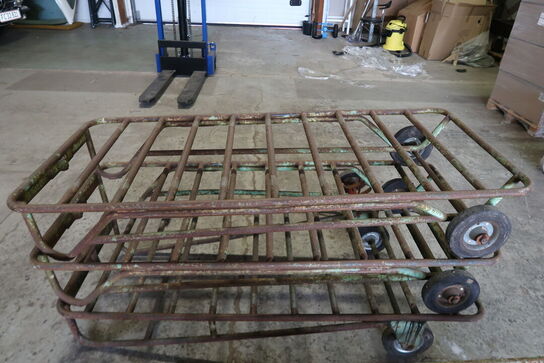 5 stk. Q trækvogne med Dolly