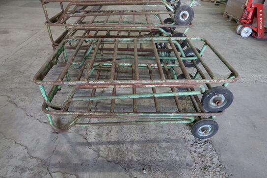 5 stk. Q trækvogne med Dolly