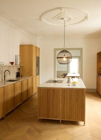 Halo design stockholm ø50 sort  træ(ubrugt)