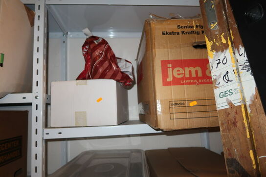 Div. Forlængerledninger, pavillonsider, varmeovn, sejlduge, løvblæser m.m.