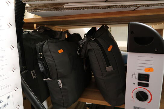 Varmeblæser samt div. Tilbehør til pavillon