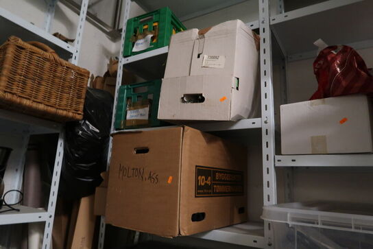 Div. Forlængerledninger, pavillonsider, varmeovn, sejlduge, løvblæser m.m.