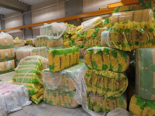 KÆMPE LOT ISOLERING, mindst 800 pakker blandet isolering