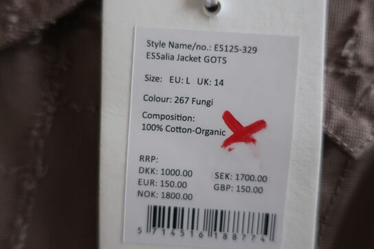 Bukser + Jakke GOTS Str. L