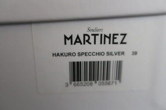 Sko SOULIERS MARTINEZ Str. 39 Sølv