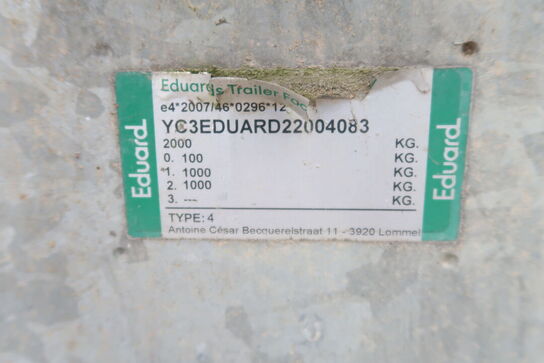 Trailer EDUARD 4020-2000 4020-4-pb30-200-72/200