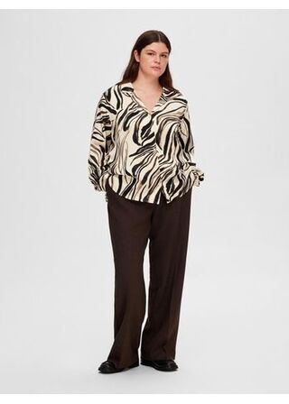 SLFAlana - Aronia LS Satin Shirt SELECTED FEMME Str.: 36