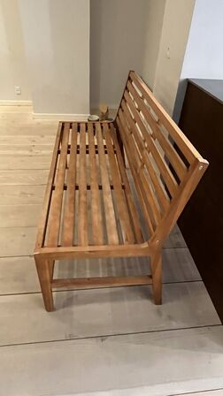 2 Personers Træbænk