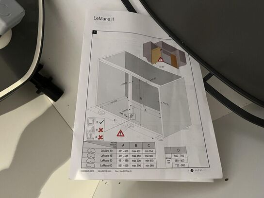 Skuffemodul med indhold