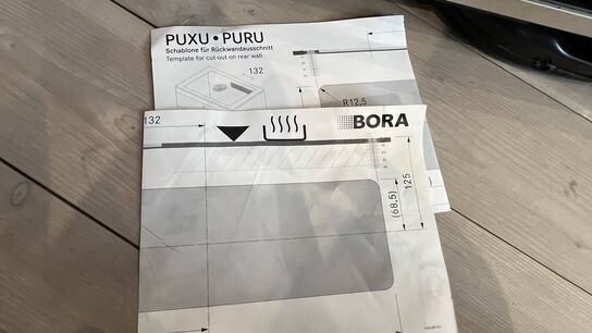 BORA Induktionskogeplade med sug