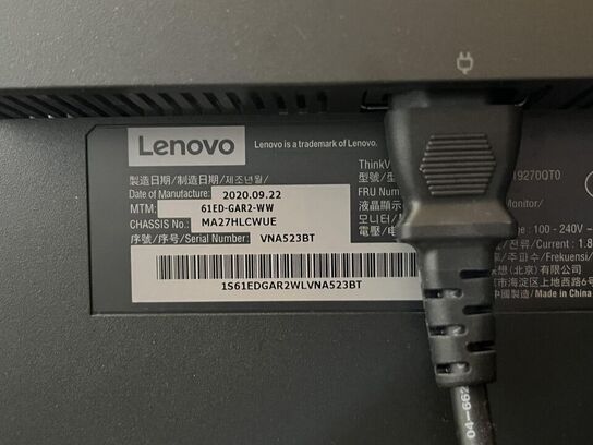 2 Computerkærme, LENOVO + Keyboard