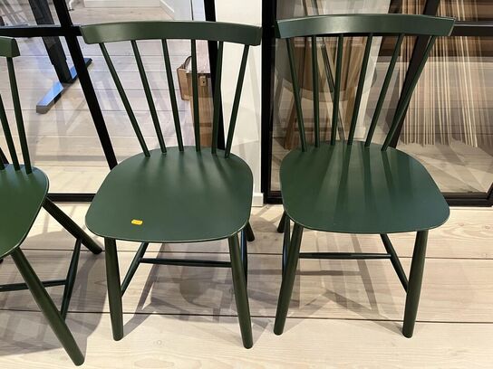 3 Grønne Stole KVIST FDB Møbler