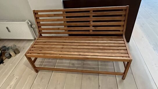 2 Personers Træbænk