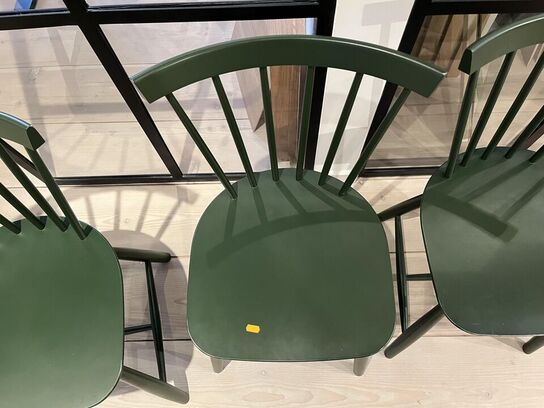3 Grønne Stole KVIST FDB Møbler